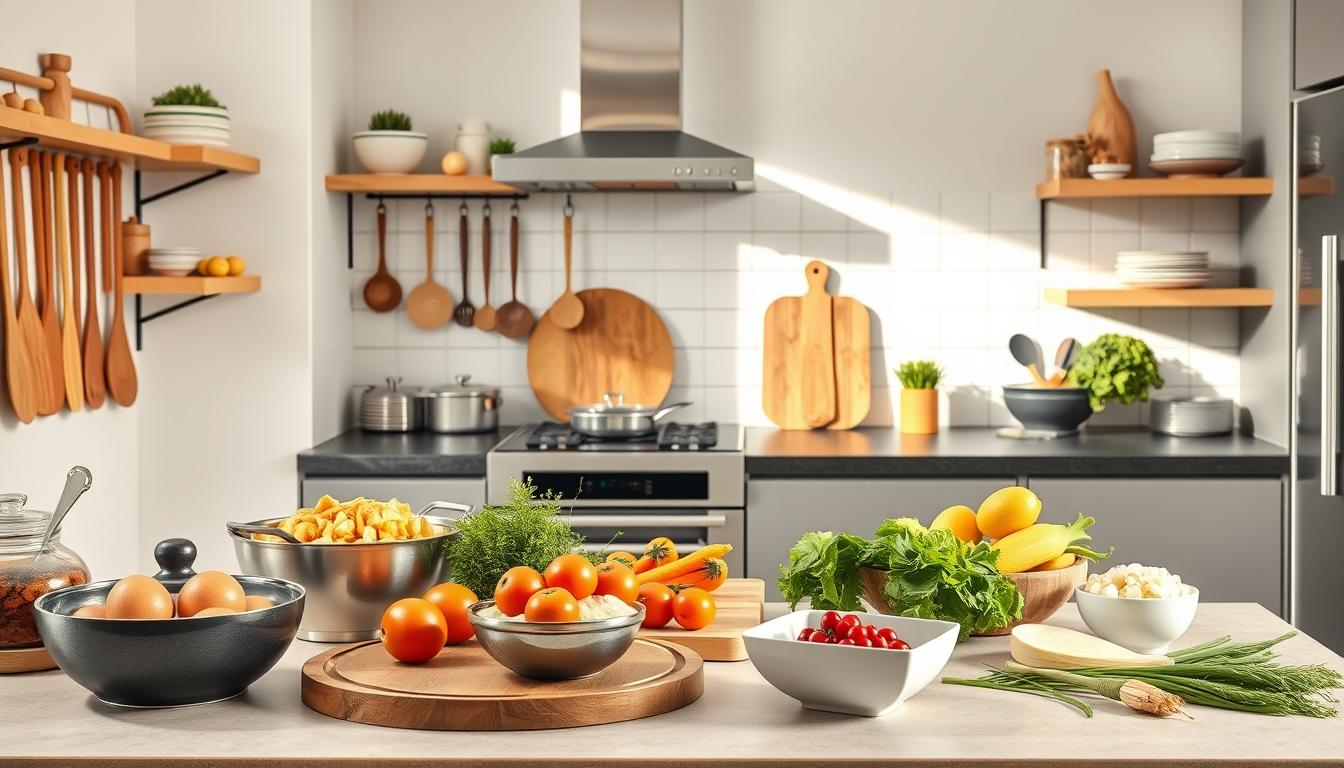 Fresh seasonal cooking dish