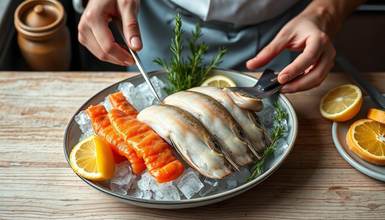 Fresh seasonal ingredients arranged for home cooking